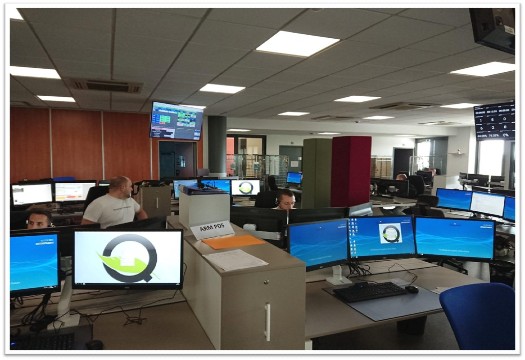 Salle de régulation du SAMU